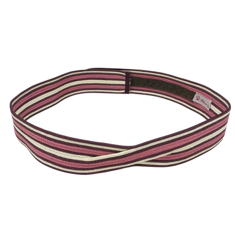 Rebecca’s Vintage Cloth Twisted Fabric Belt Velcro Closure